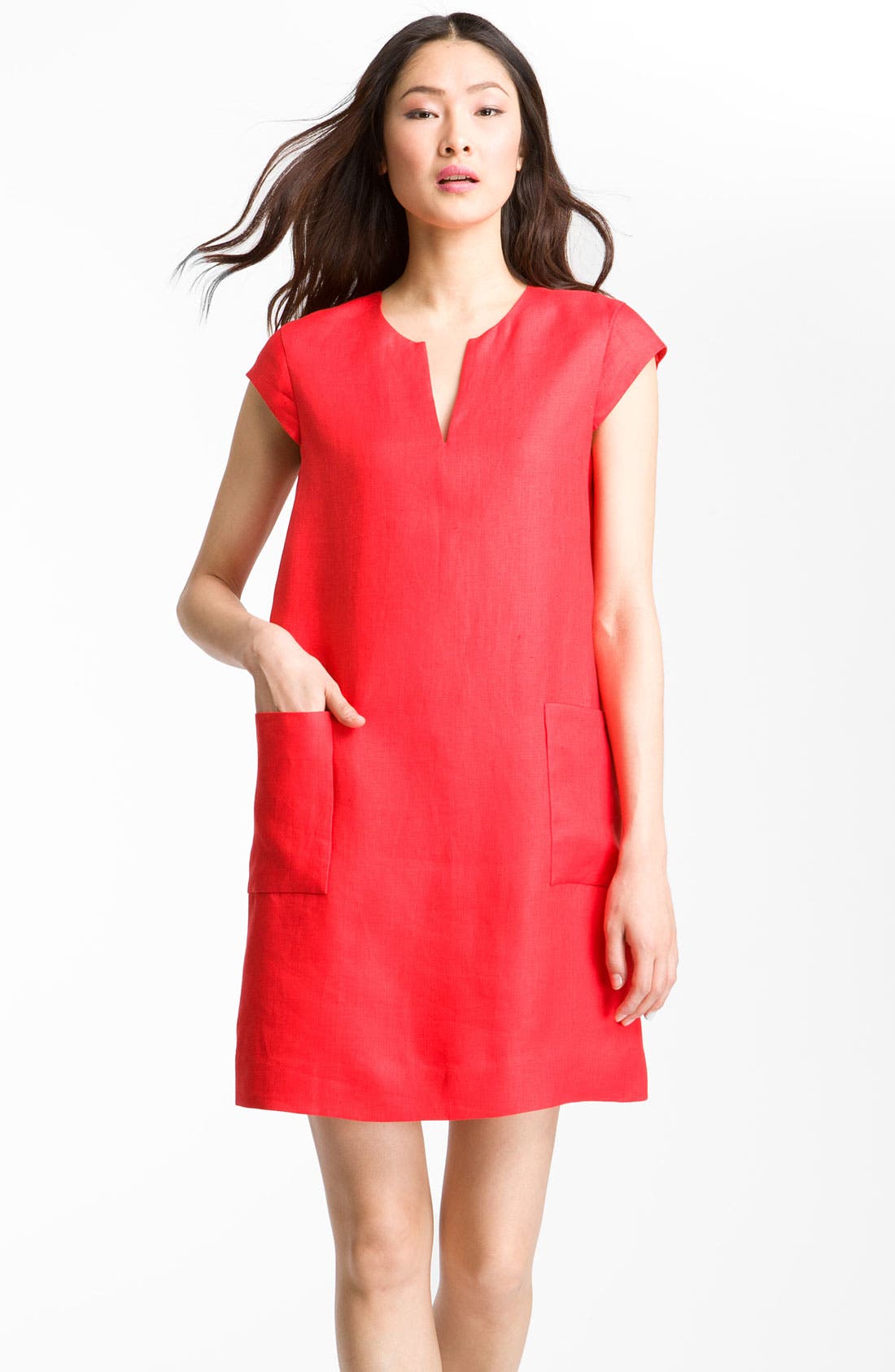 kate spade new york 'teri' linen shift dress Nordstrom