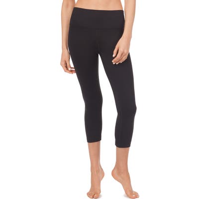 Lively The Active High Waist Crop Leggings, Black