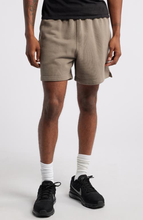 Nike Nrg Nocta Fleece Shorts In Olive Grey/moon Fossil/moon