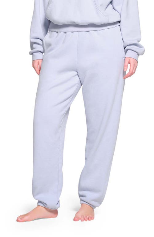 Revised Classic Cotton Blend Jogger Sweatpants in Periwinkle