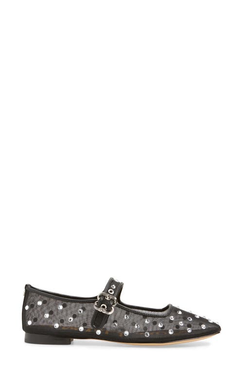 Shop Sam Edelman Michaela Shine Mary Jane Flat In Black