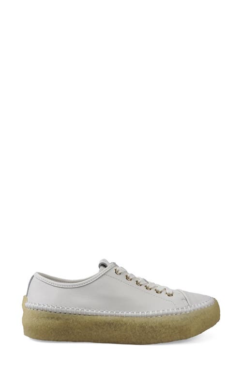 Artisan Crafted By Zigi Clover Low Top Sneaker In White Leather
