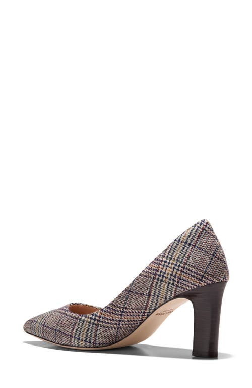 Cole Haan Mylah Pump In Grey Multi Plaid