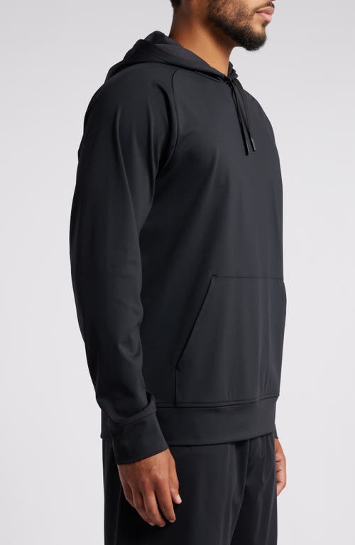 Shop Zella Stride Performance Hoodie In Black