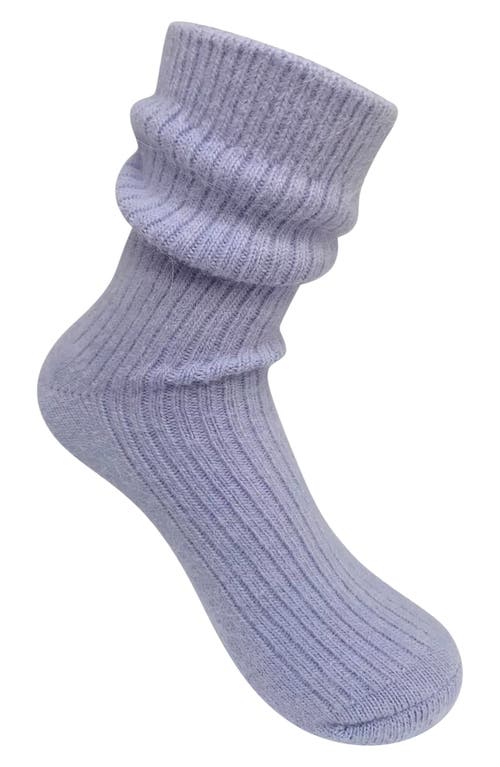 Cashmere Blend Cloud Socks in Lilac