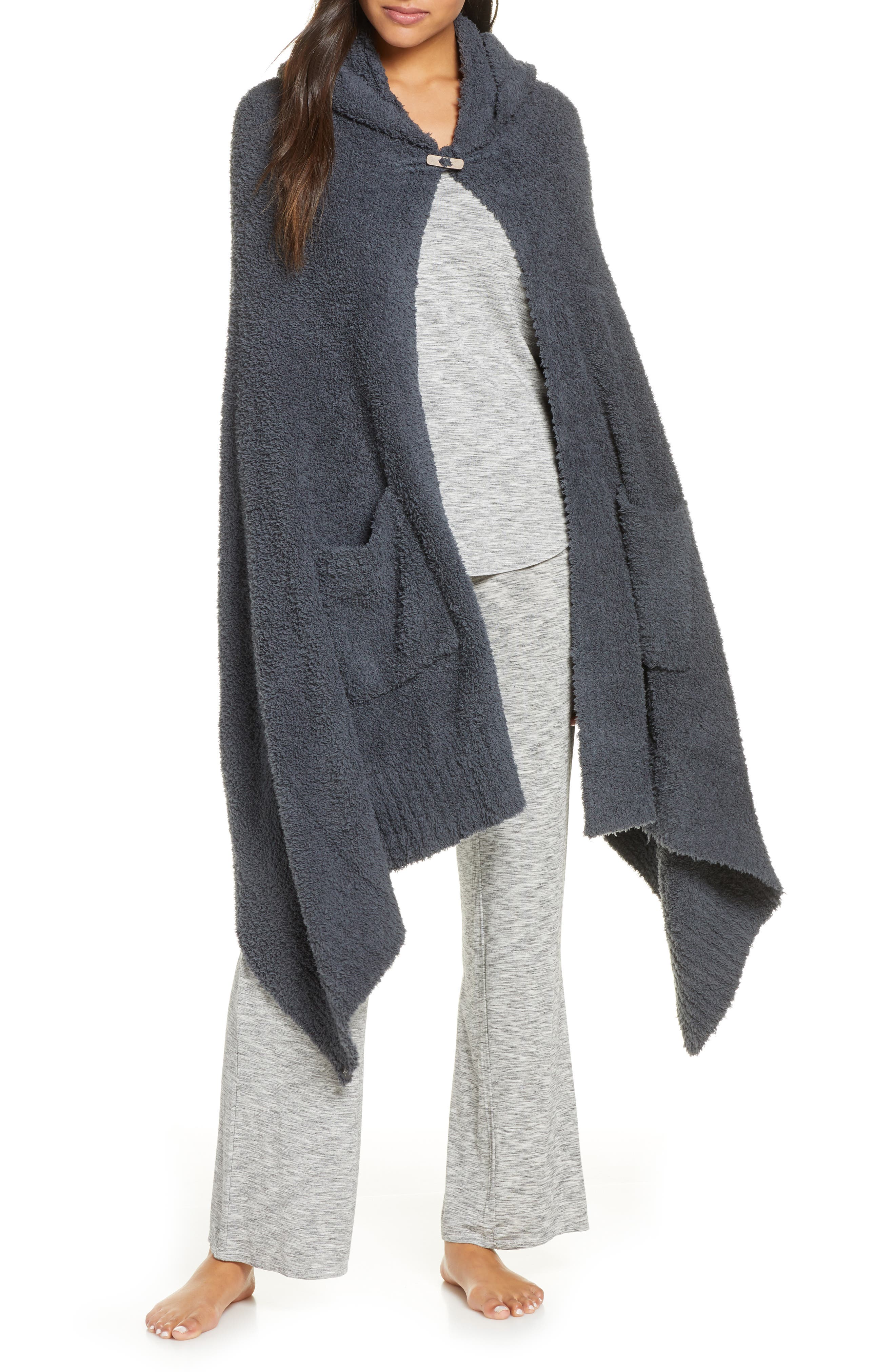 barefoot dreams wrap with pockets