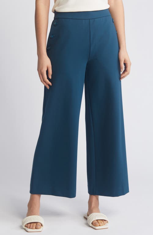 Prisca Wide Leg Pants in Reflect Pond
