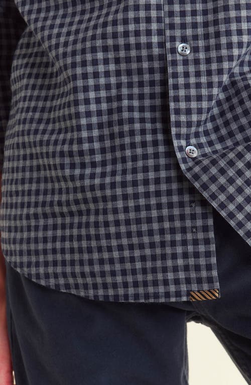 Billy Reid Tuscumbia Sport Shirt In Navy/grey