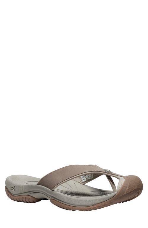 Shop Keen Waimea Flip Flop In Brindle/birch