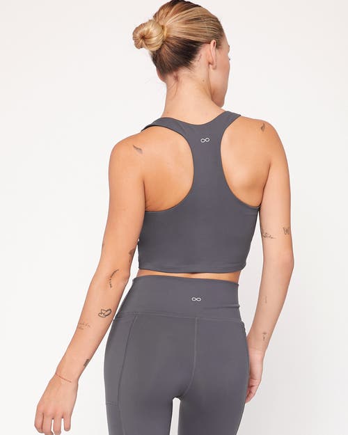 Rebody Active Juno Cloudlux Longline Bra In Smoke