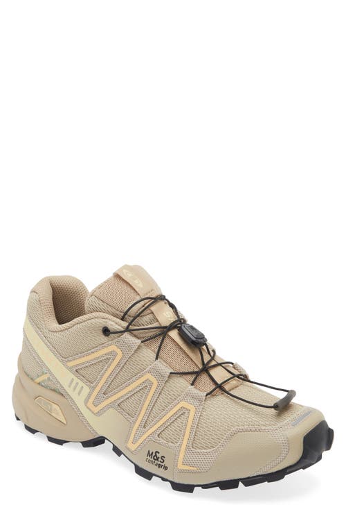 Salomon Gender Inclusive Speedcross 3 Mindful Sneaker In White Pepper/golden Fleece