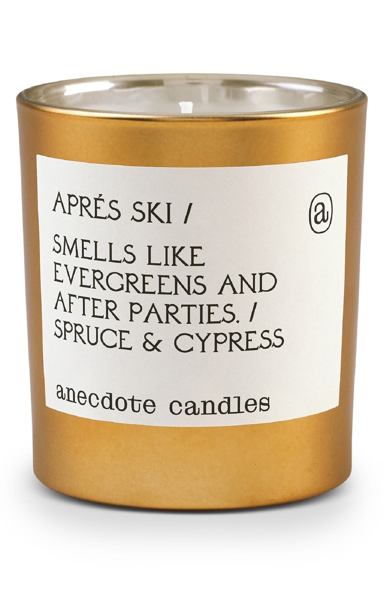 ANECDOTE CANDLES Aprés Ski Candle, Main, color, APRES SKI