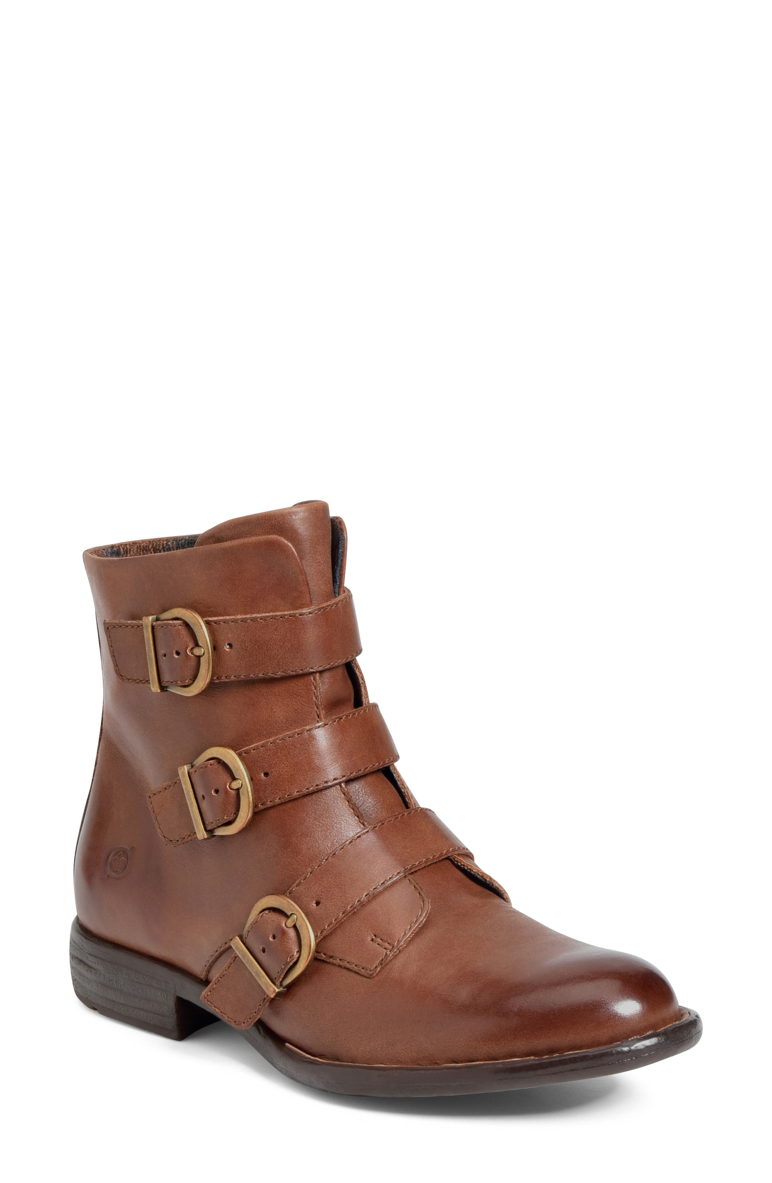 Born | Nivine Leather Buckle Boot 