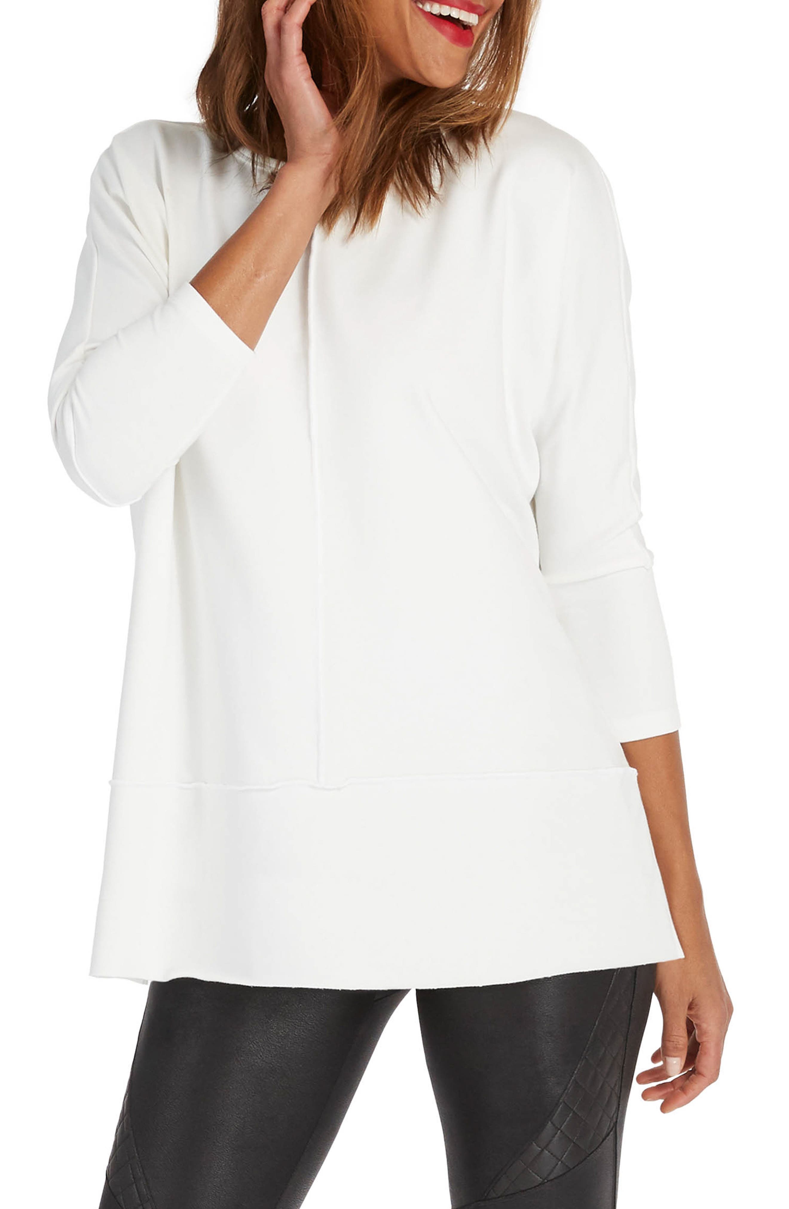 New Womens Ladies White zip Hooded Sweatshirt Hoodie Top Size 18 20 