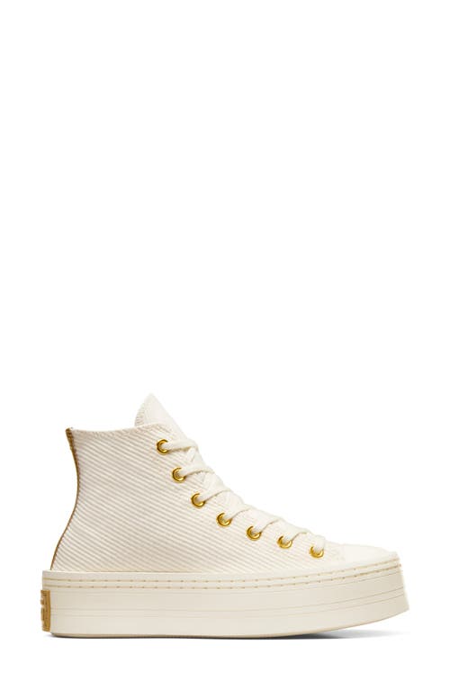 Shop Converse Chuck Taylor® All Star® Modern Lift High Top Sneaker In Egret/trek Tan