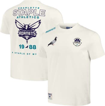 STAPLE Men's NBA x Staple Cream Charlotte Hornets Home Team T