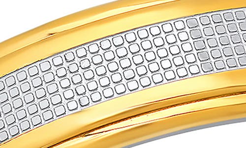 Shop Hmy Jewelry Two-tone Ring In Silver/gold