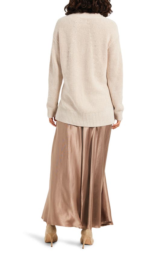 Nic + Zoe Nic+zoe Glisten Up Sweater In Prosecco