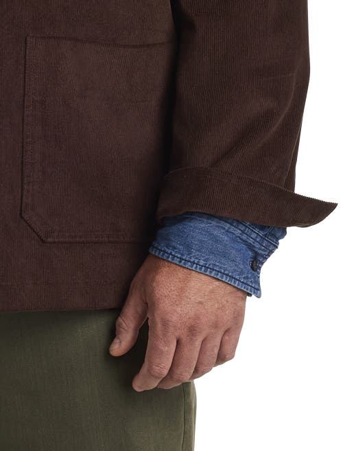 True Nation By Dxl True Nation Corduroy Chore Coat In Java
