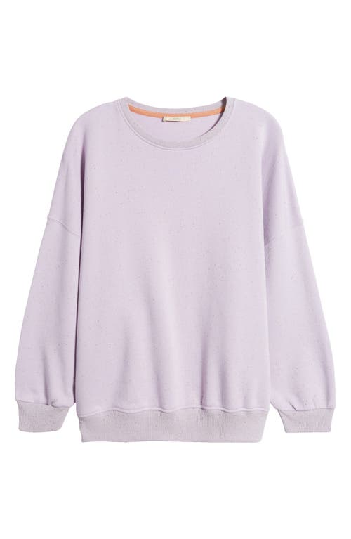 Shop Sessun Sessùn Chebbi Oversize Balloon Sleeve Sweatshirt In Chebbi-wild Lilac