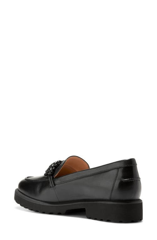 Shop Cole Haan Greta Lug Sole Loafer In Black Leather