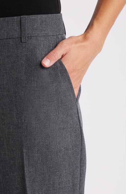 Anne Klein Women's Pintucked Straight-leg Pants In Anne Black Multi