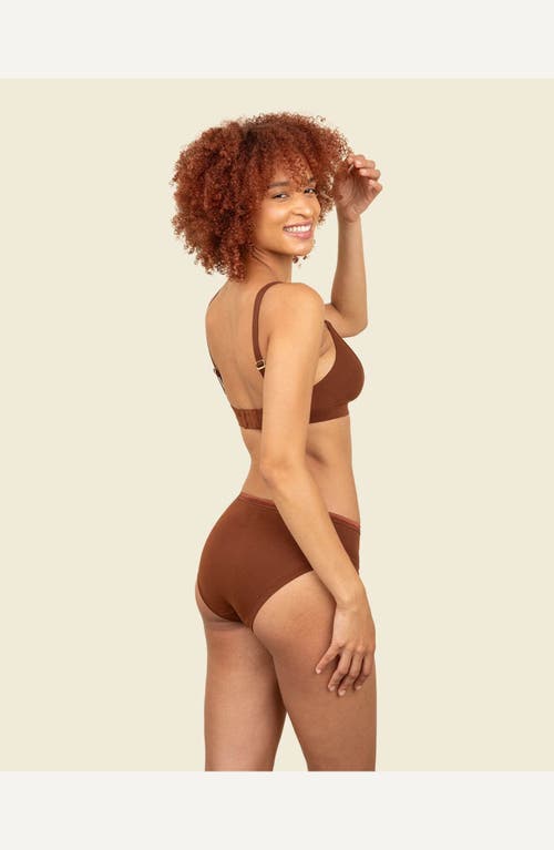 Subset Triangle Soft Bra In Cacao