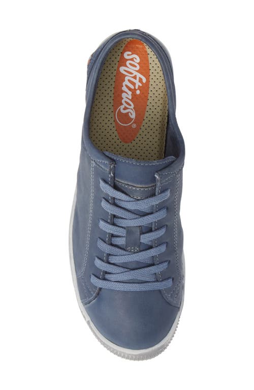 Shop Softinos By Fly London Isla Sneaker In Navy Washed Leather