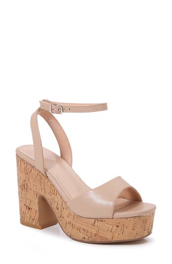 BERNESS BERNESS AVERIE CORK PLATFROM SANDAL 
