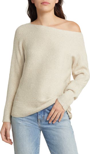 Treasure Bond Rib Boat Neck Sweater Nordstrom