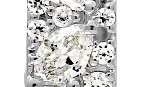 Bony Levy Mika Diamond Hoop Earrings In 18k White Gold