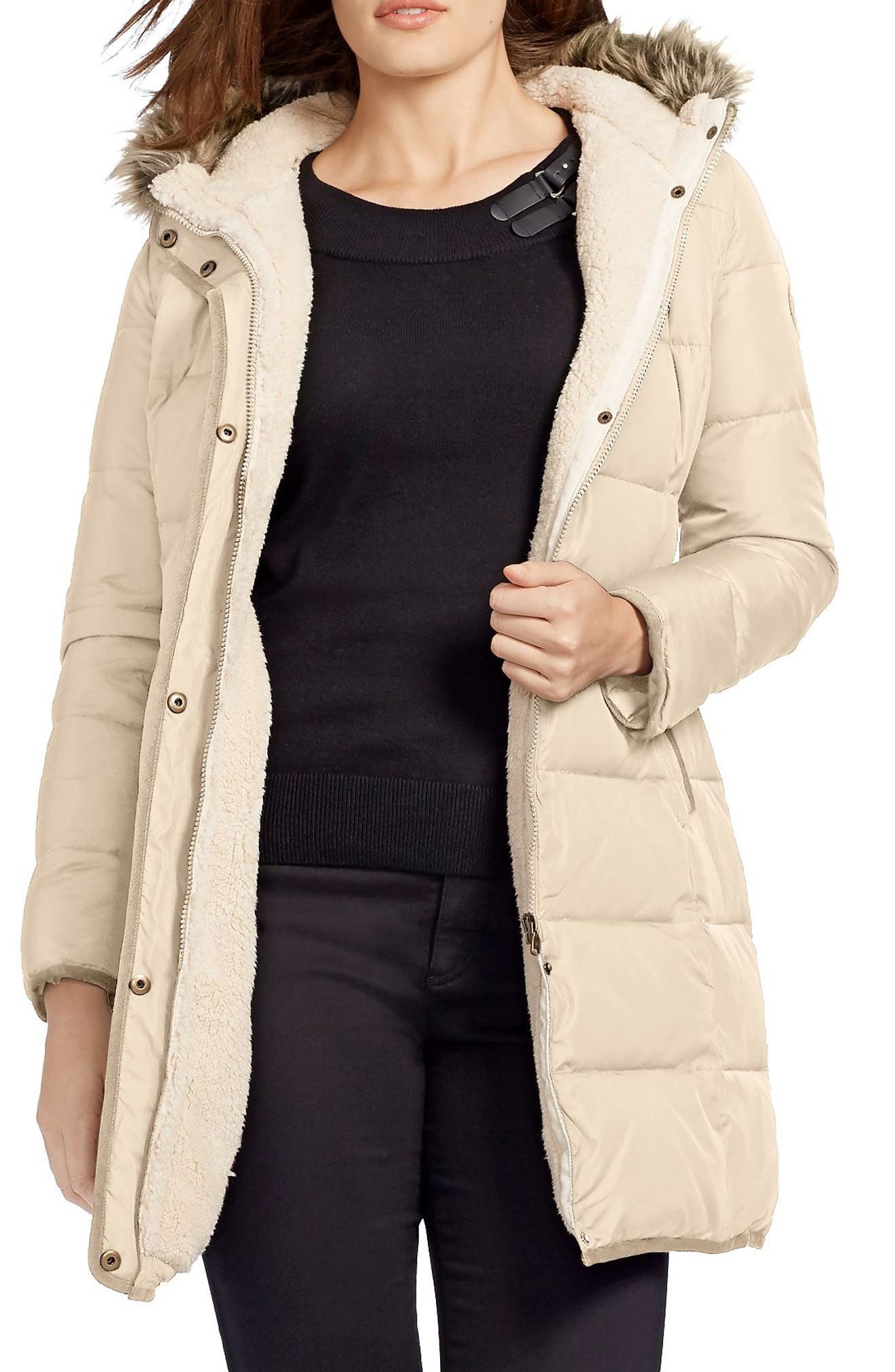 ralph lauren quilted parka