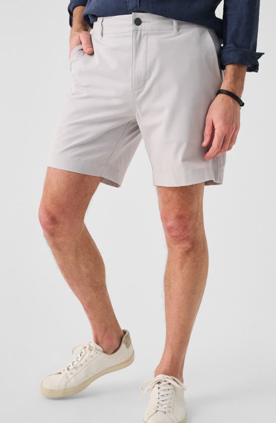 Shop Faherty Belt Loop All Day 5-inch Shorts In Stone
