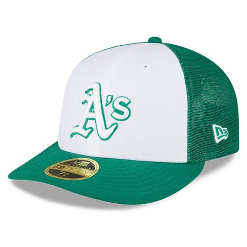Men's Oakland Athletics New Era White/Kelly Green 1972 World Series  Two-Tone 59FIFTY Fitted Hat