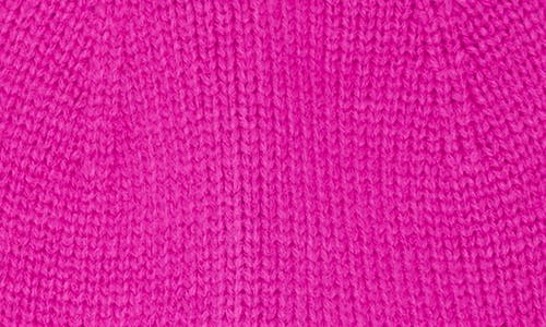Kate Spade New York Flocked Spade Beanie In 670 Marker Pink