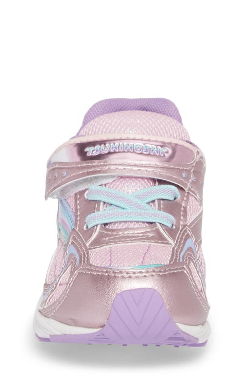 Shop Tsukihoshi Glitz Washable Sneaker In Rose/lavender