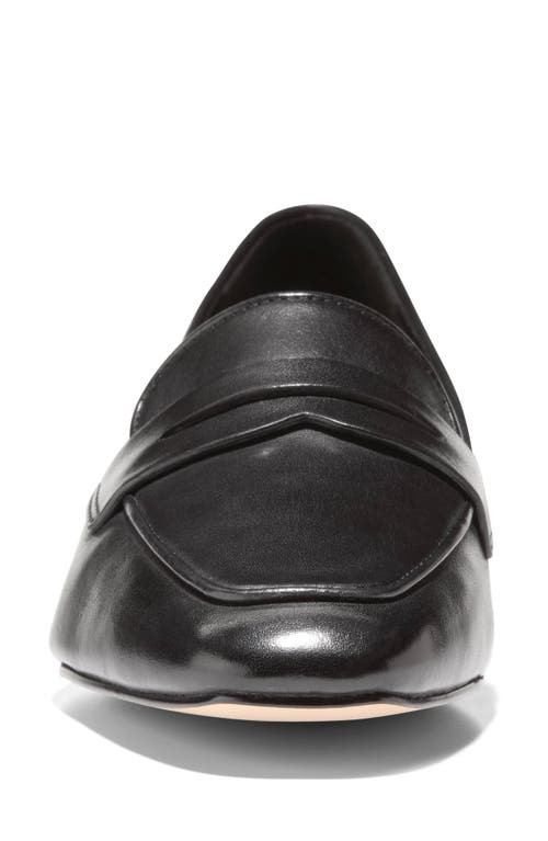 Shop Cole Haan Tarese Penny Loafer In Black Leather