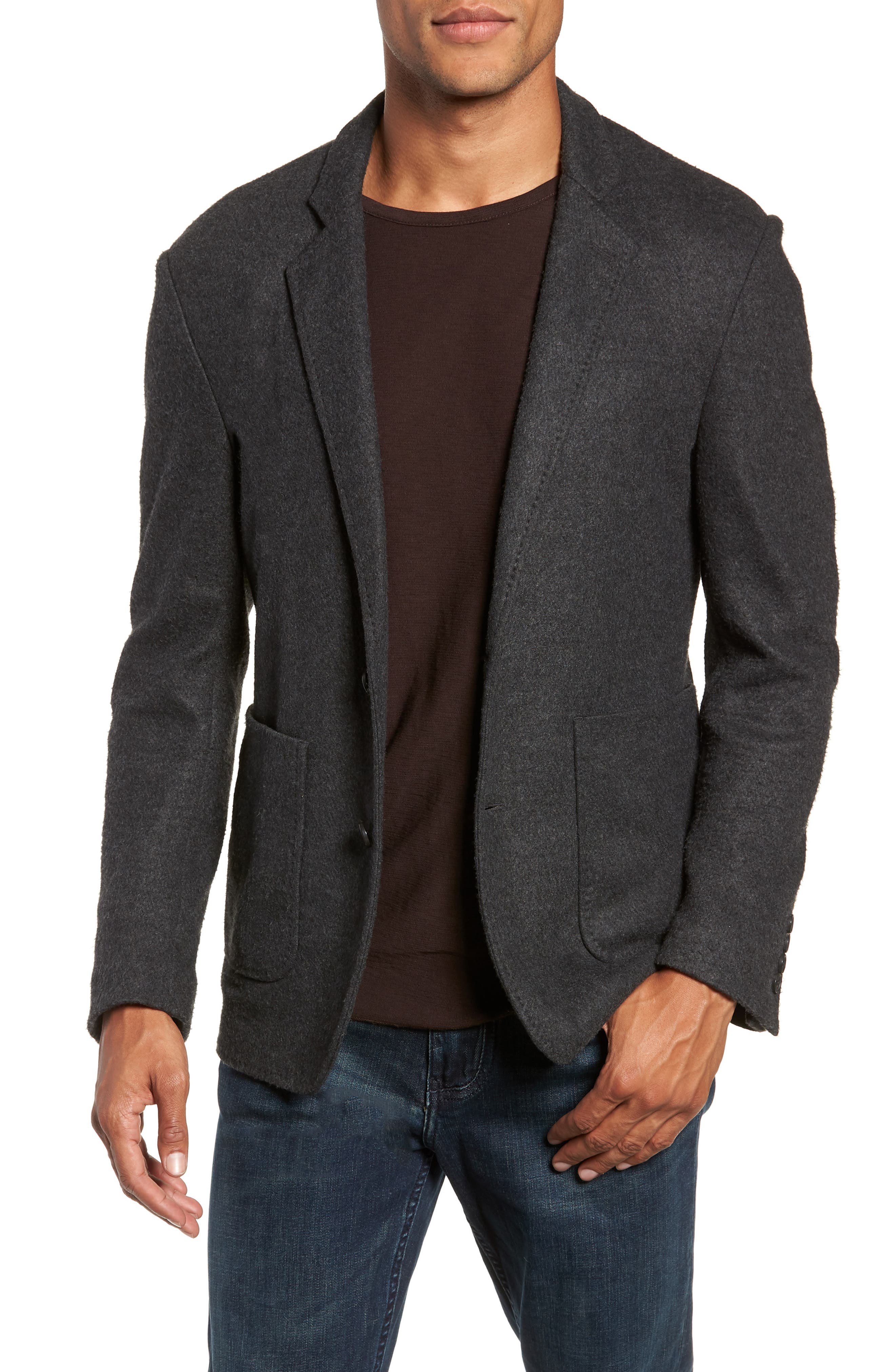 Billy Reid Dylan Regular Fit Sport Coat In Charcoal ModeSens