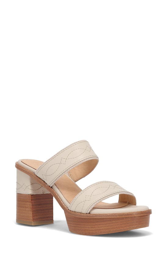 Shop Frye Pipa Platform Sandal In Ivory