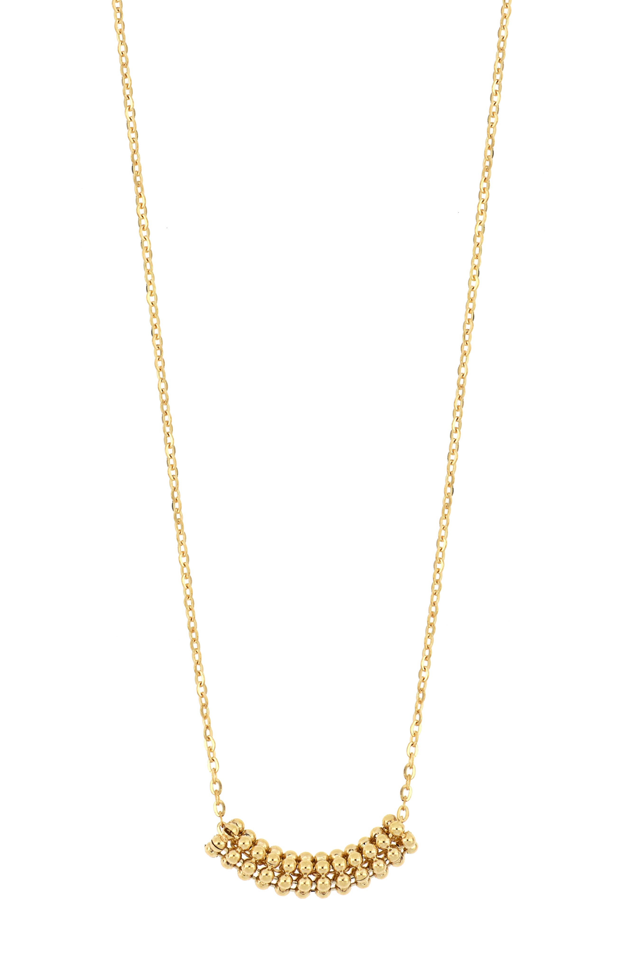 gold beaded necklace | Nordstrom
