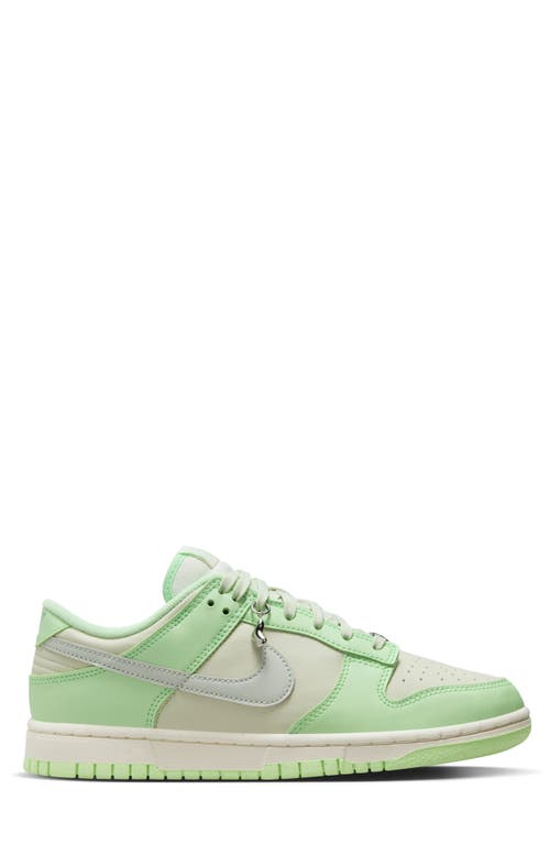 Shop Nike Dunk Low Next Nature Sea Glass Basketball Sneaker In Sea Glass/silver/vapor Green