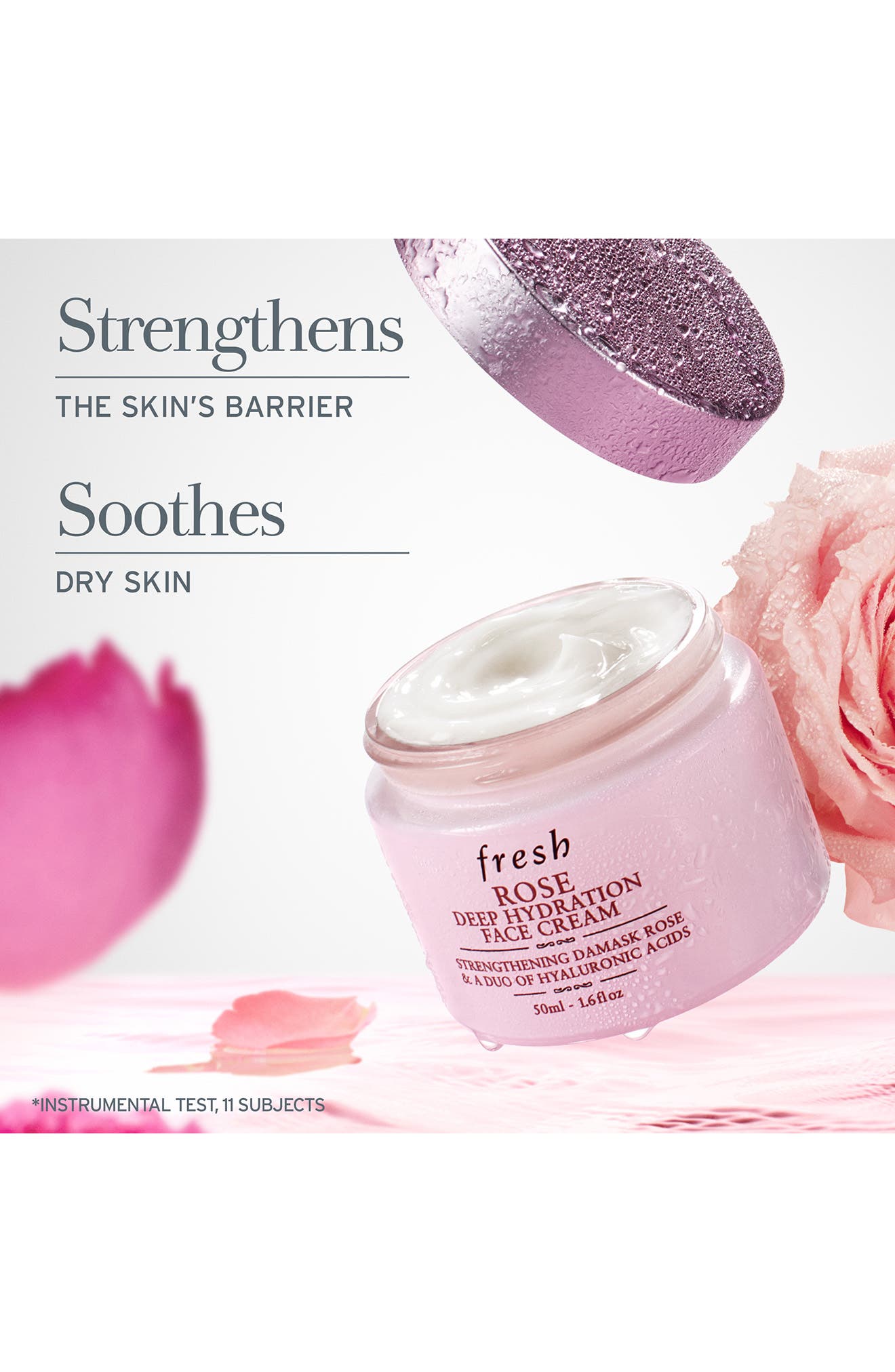 Fresh® Rose & Hyaluronic Acid Deep Hydration Moisturizer Nordstrom