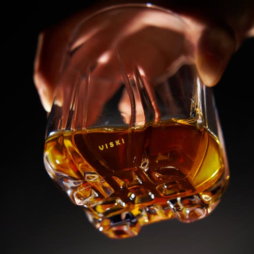 Viski Apollo Crystal Whiskey Tumbler In Clear