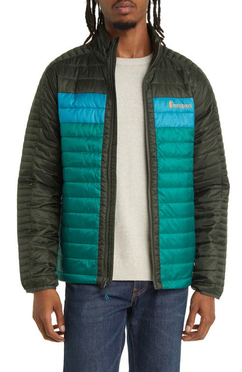 Cotopaxi Capa Water Repellent Recycled Nylon Jacket In Woods/greenery
