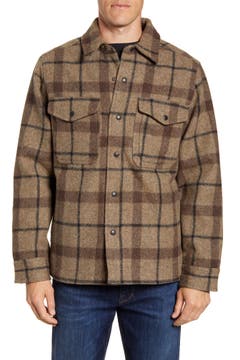 Filson Mackinaw Plaid Wool Flannel Shirt Jacket | Nordstrom