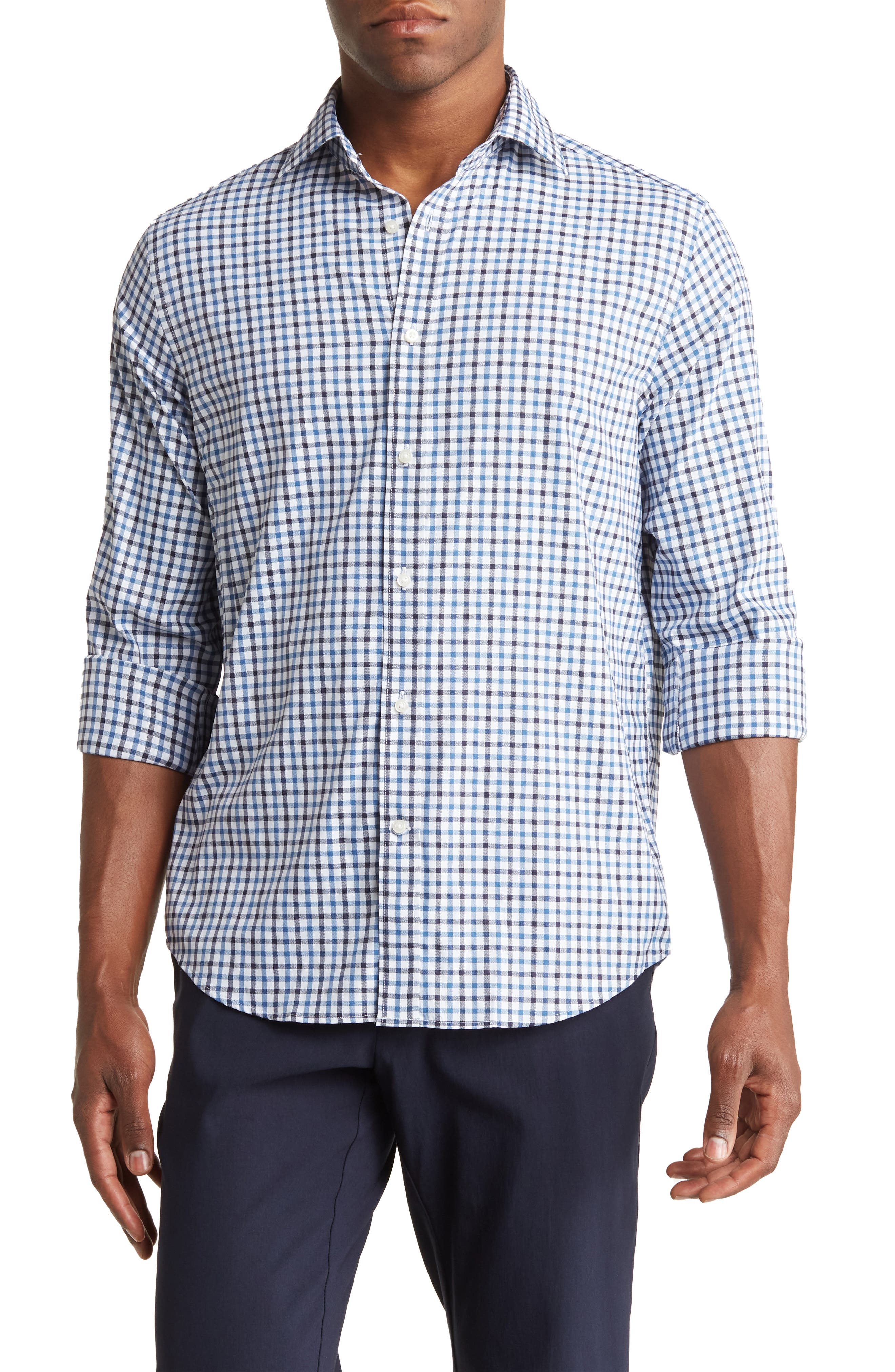 thomas dean long sleeve shirts