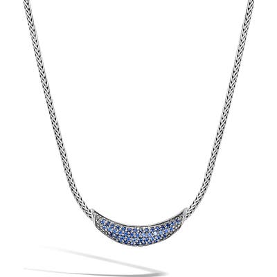 John Hardy Classic Chain Sapphire Arch Necklace