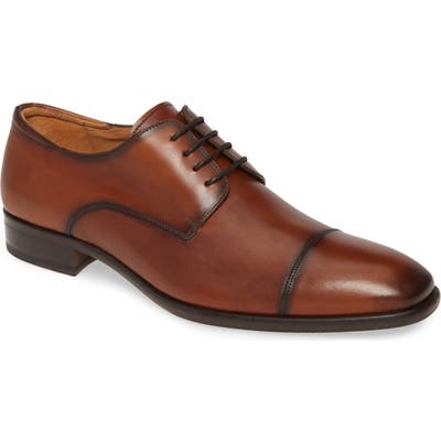 Mezlan Republic Cap Toe Derby, Brown