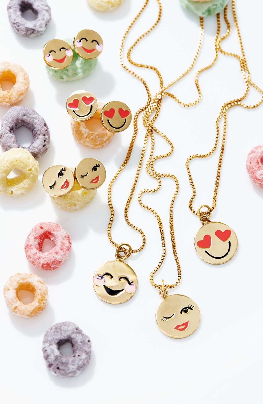 kate spade new york 'tell all' emoji pendant necklace Nordstrom