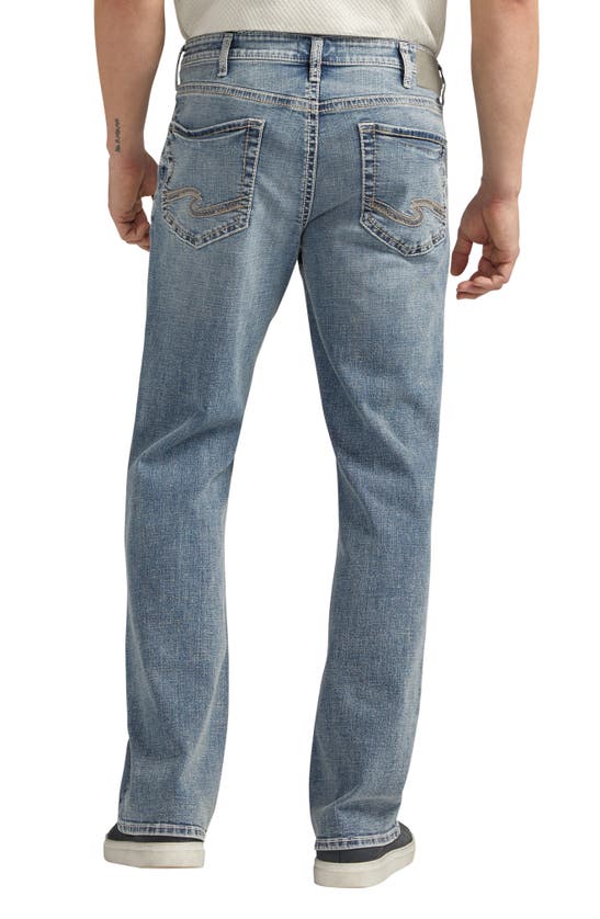 Silver Jeans Co. Zac Relaxed Fit Straight Leg Jeans In Indigo